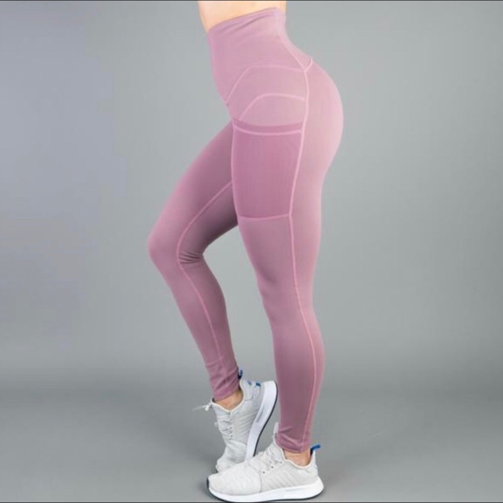 BuffBunny Athena Leggings Mauvelous Pink Mauve Medium